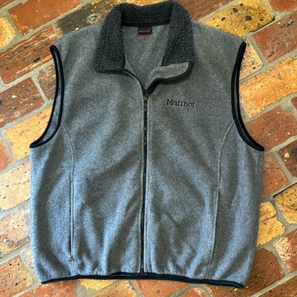 Marmot men's fleece zipper front vest sz 3XL - Picture 9 of 9